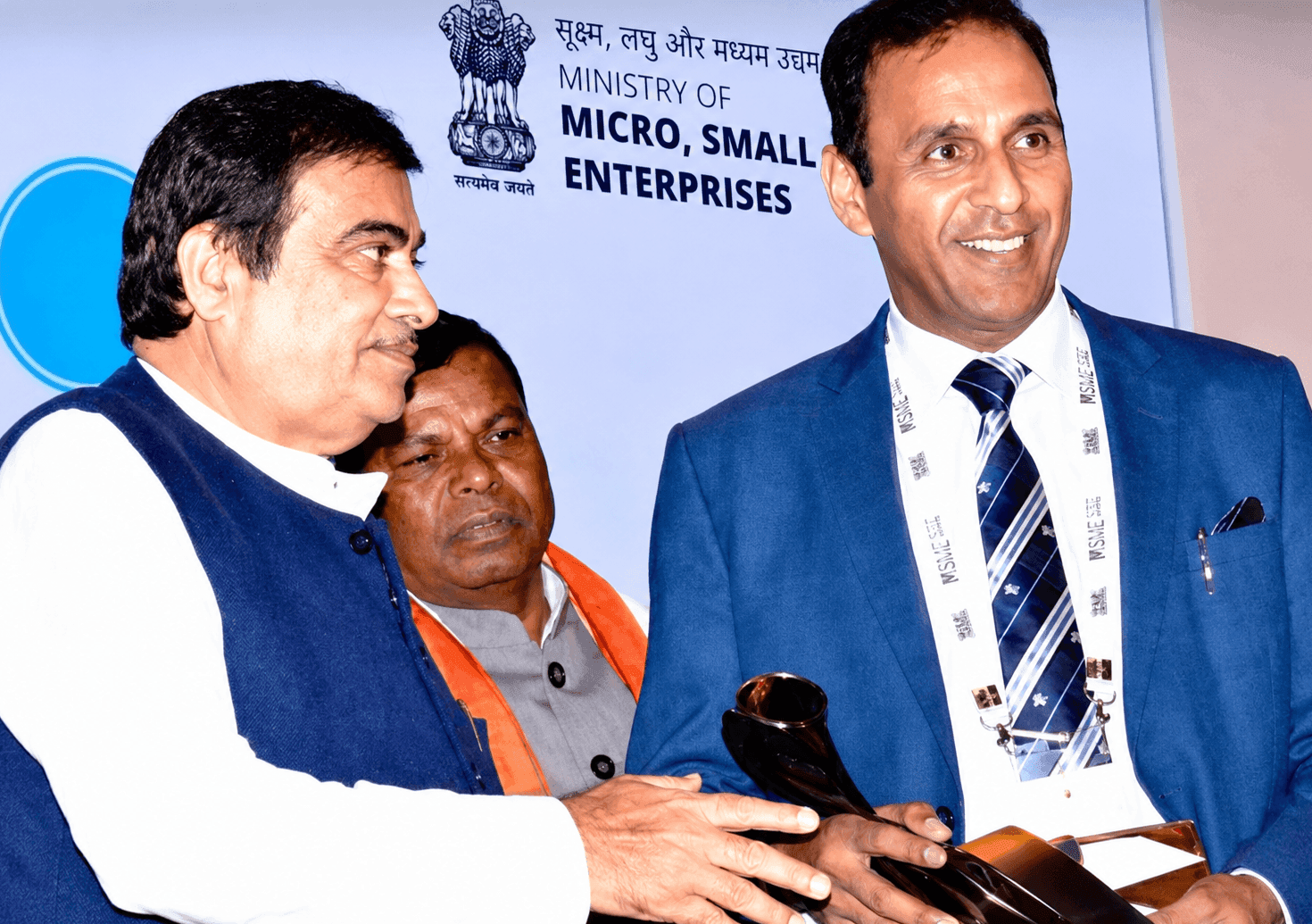 Recognition presented by Minister Nitin Gadkari