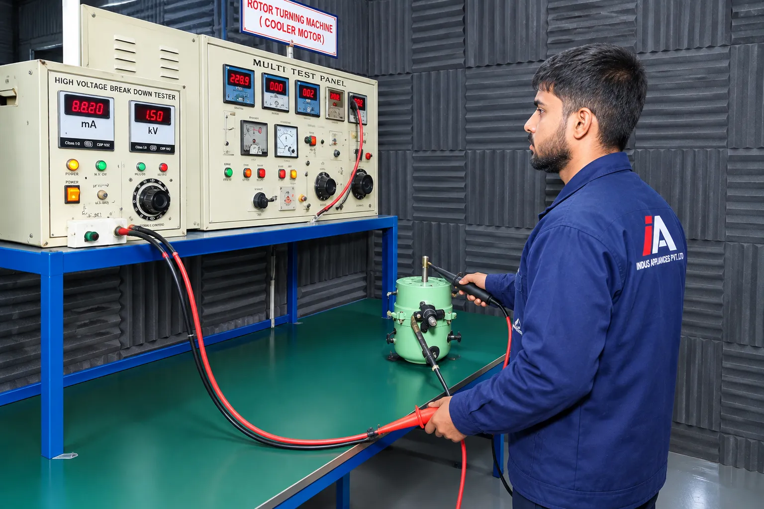 Motor test bench