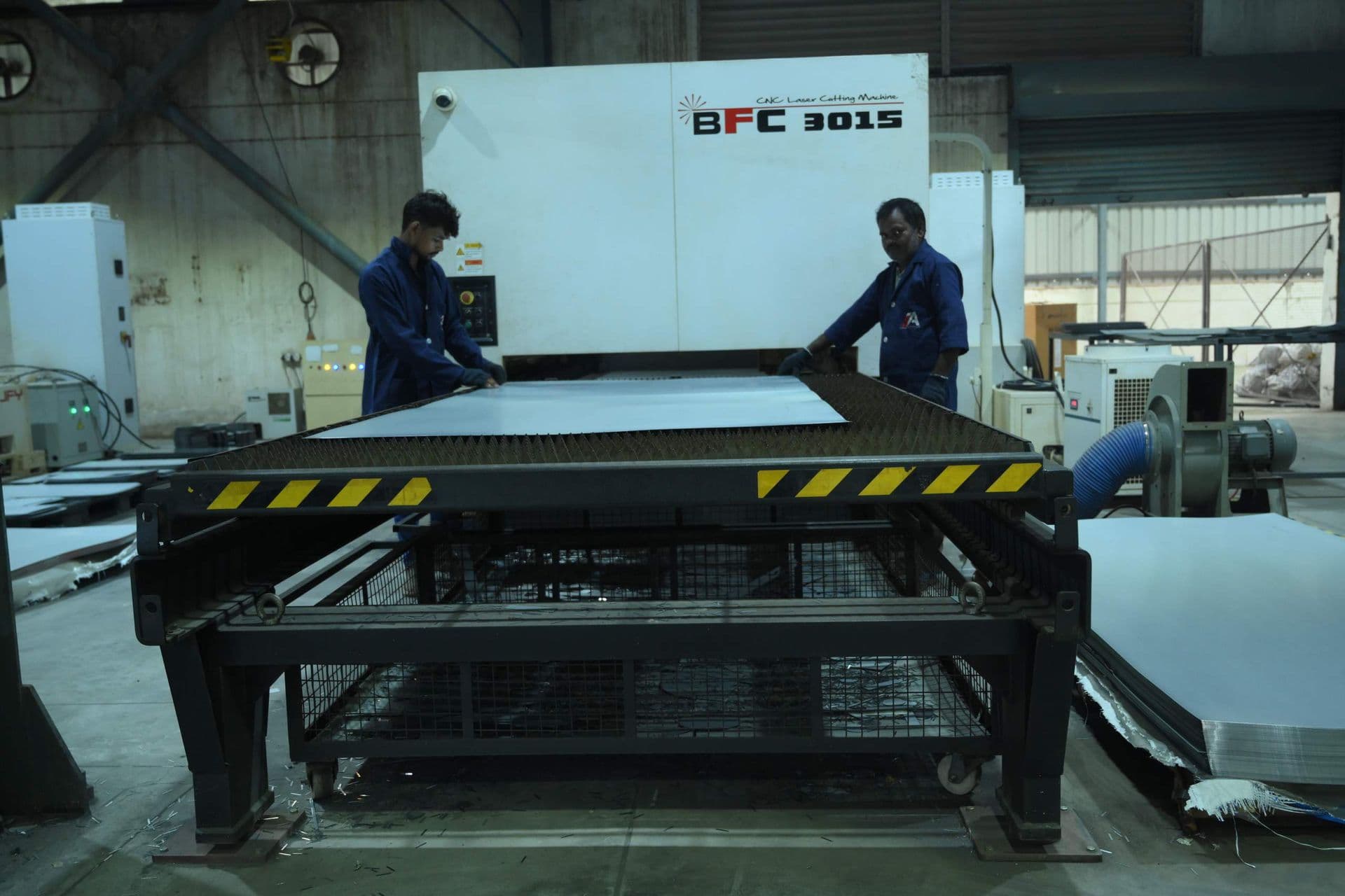 Sheet laser cutting