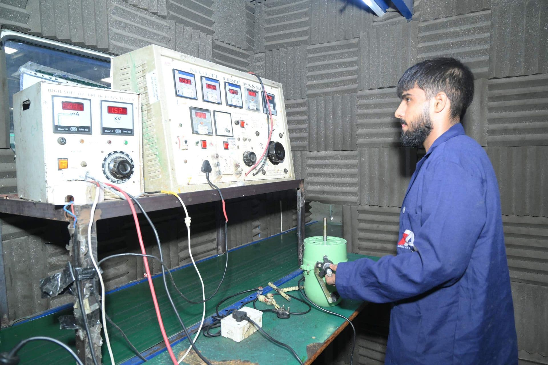 Motor load and insulation test
