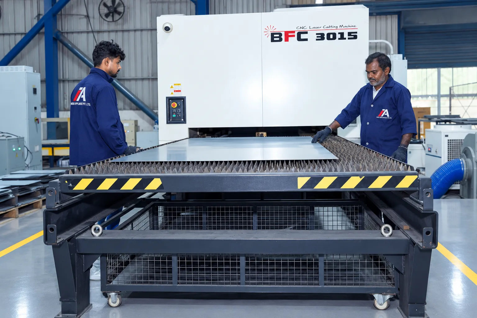 Sheet laser cutting, BFC 3015