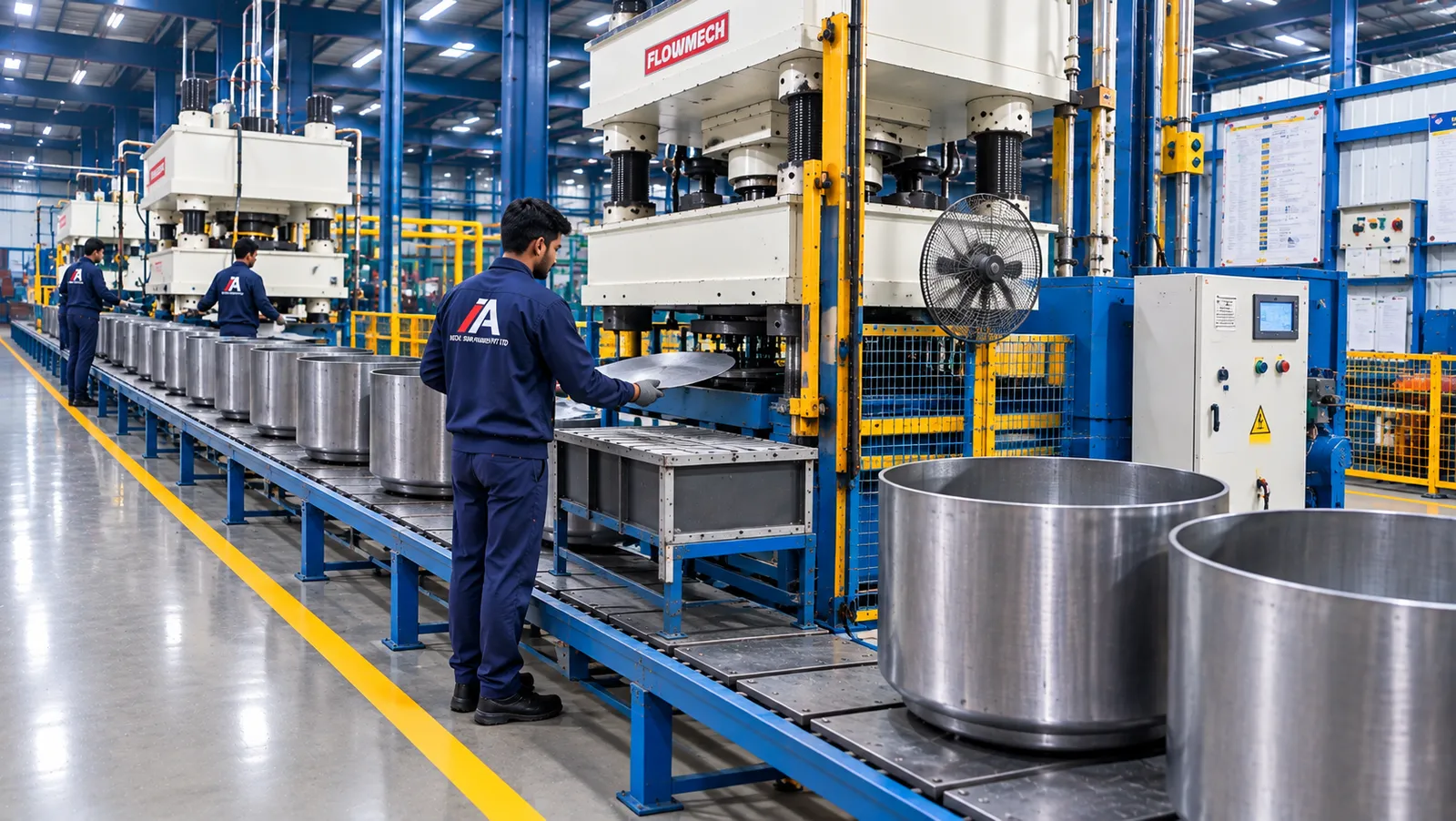 Tank fabrication line 1